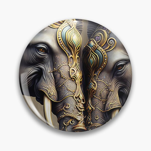Item preview, Golden Elephants designed and sold by EagleOwlStudio.