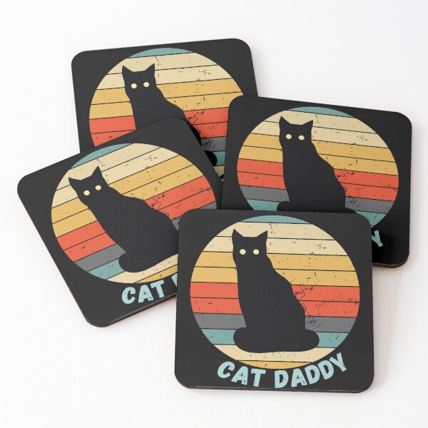 Item preview, Cat Daddy Black Cat Vintage Eighties Style Cat Retro designed and sold by CreationExpress.