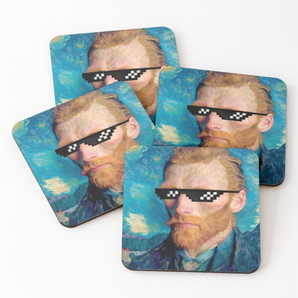 Item preview, van gogh hyper realistic portrait designed and sold by sadieillust.