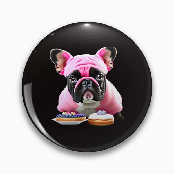 Item preview, Pink French Bulldog lovers, sweet Frenchie with pink cupcakes... designed and sold by storerichard ⭐⭐⭐⭐⭐.