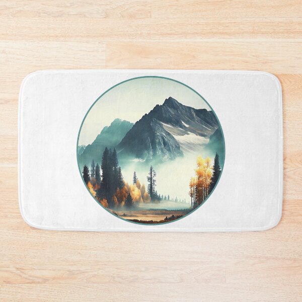 Item preview, Misty Pine Mountain Ridge with Autumn Colors designed and sold by TheArtMage.