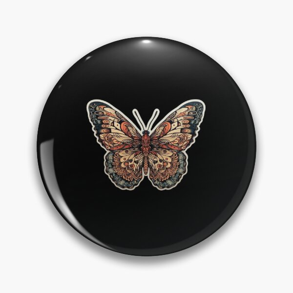 Item preview, Cool Butterfly with Geometry Pattern designed and sold by c4k5llc.
