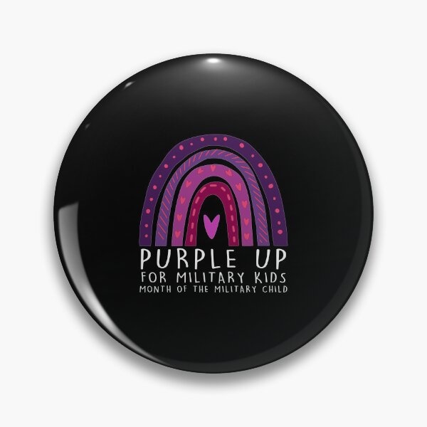 Item preview, Military Kids, Purple Rainbow Military Child, Purple Up gift, Military Mom Appreciation, Military Children Tee, month of the military child designed and sold by RedArtsDesign.