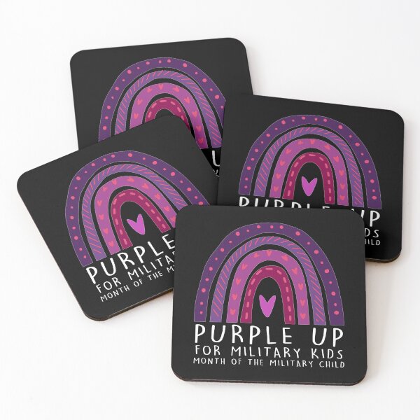 Item preview, Military Kids, Purple Rainbow Military Child, Purple Up gift, Military Mom Appreciation, Military Children Tee, month of the military child designed and sold by RedArtsDesign.
