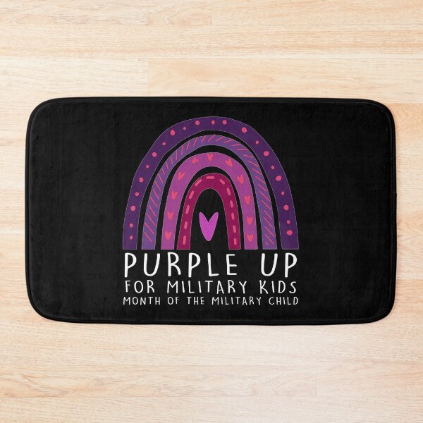 Item preview, Military Kids, Purple Rainbow Military Child, Purple Up gift, Military Mom Appreciation, Military Children Tee, month of the military child designed and sold by RedArtsDesign.