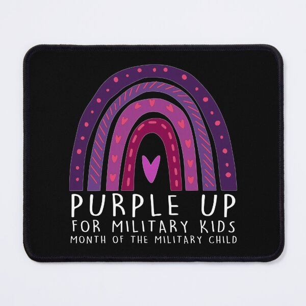 Item preview, Military Kids, Purple Rainbow Military Child, Purple Up gift, Military Mom Appreciation, Military Children Tee, month of the military child designed and sold by RedArtsDesign.