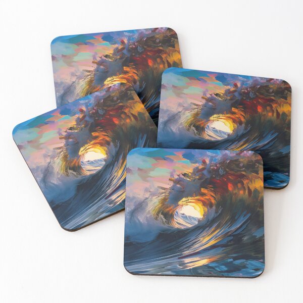 Item preview, Thunderous Ocean Tides designed and sold by Left-Hand-Tree.