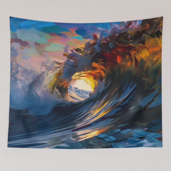 Item preview, Thunderous Ocean Tides designed and sold by Left-Hand-Tree.