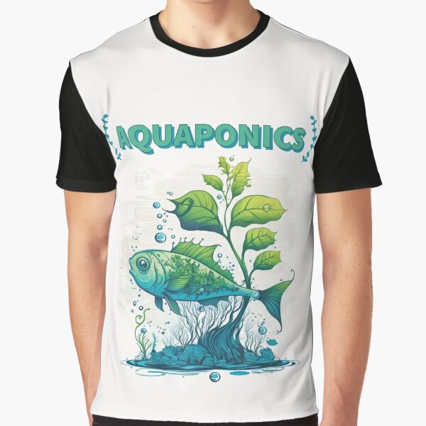 Aquaponics Equals Fishing Plus Farming Eco T-Shirt-TH – TEEHELEN