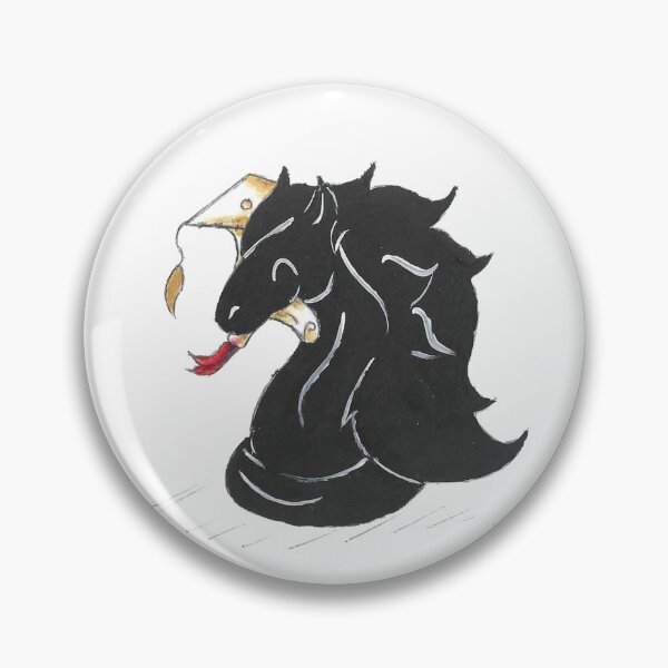 Item preview, Chess Club Grad (Black Knight) designed and sold by KOKeefeArt.