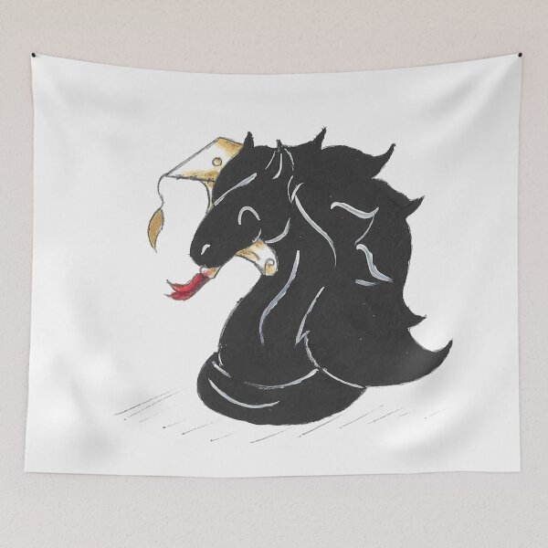 Item preview, Chess Club Grad (Black Knight) designed and sold by KOKeefeArt.