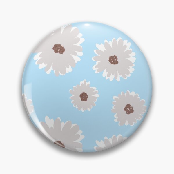 Item preview, Margaritas modernas en azul designed and sold by veevain.