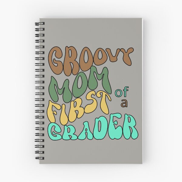 Item preview, Groovy Mom of a First Grader, Retro 70 s Elementary School designed and sold by DiensDesign.