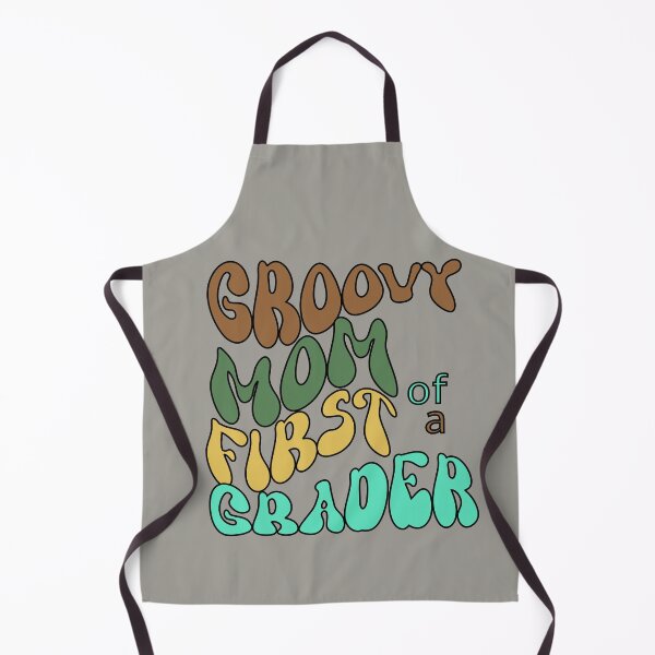 Item preview, Groovy Mom of a First Grader, Retro 70 s Elementary School designed and sold by DiensDesign.