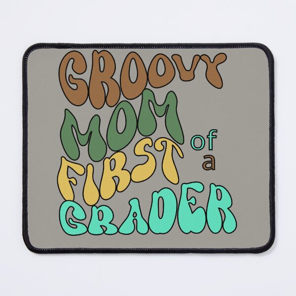 Item preview, Groovy Mom of a First Grader, Retro 70 s Elementary School designed and sold by DiensDesign.