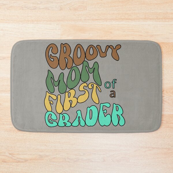 Item preview, Groovy Mom of a First Grader, Retro 70 s Elementary School designed and sold by DiensDesign.