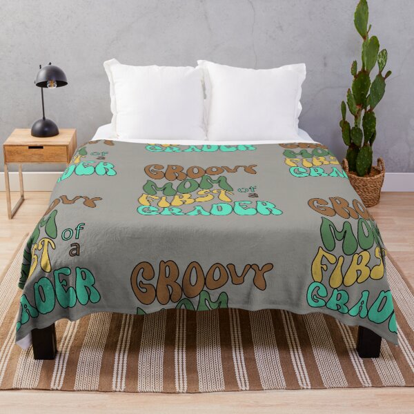 Item preview, Groovy Mom of a First Grader, Retro 70 s Elementary School designed and sold by DiensDesign.