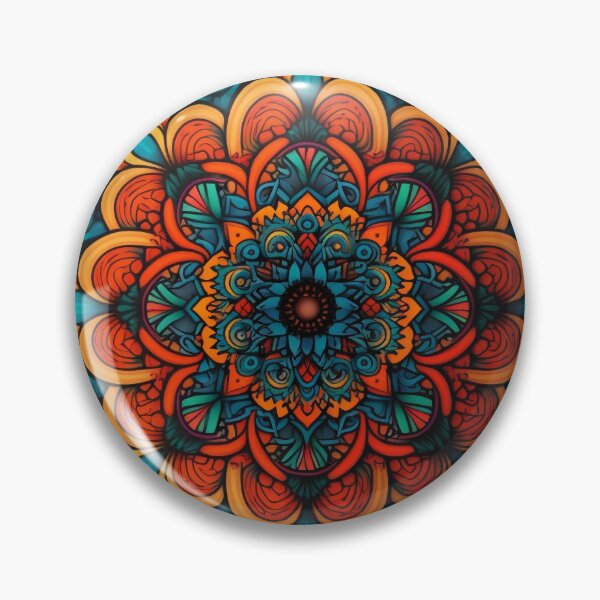 Artikelvorschau, Psychedelic Mandala Mood Calming entworfen und verkauft von mind-melt-er.