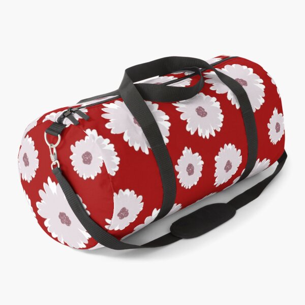 Item preview, Modern daisies in red designed and sold by veevain.