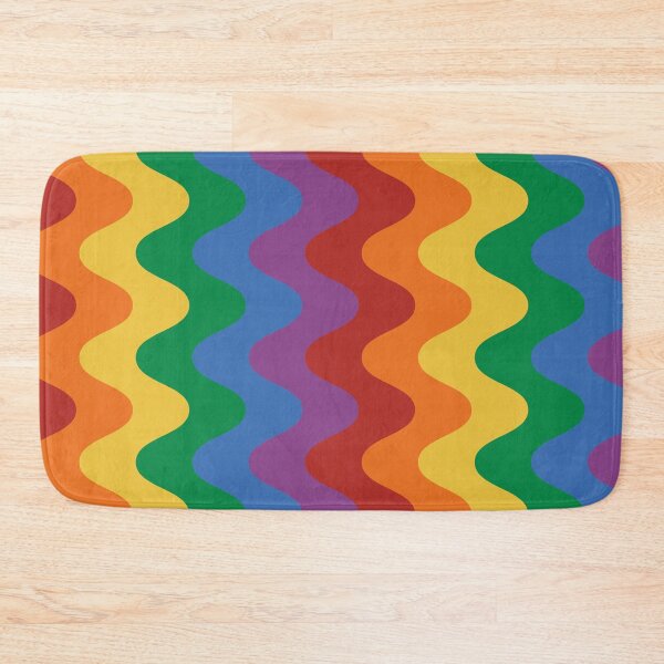 Item preview, wave rainbow, LGBTQ color, Pride month, gift for LGBTQ designed and sold by Pattrenonly.