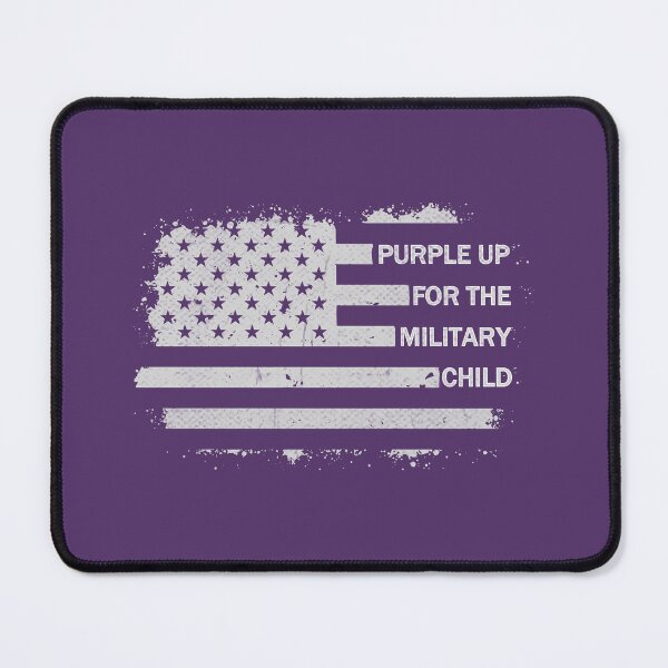 Item preview, Purple Up For Military Child Awareness American Flag Shirt, month of the military child, Military Children Month, Military Kids Gift Shirt designed and sold by RedArtsDesign.