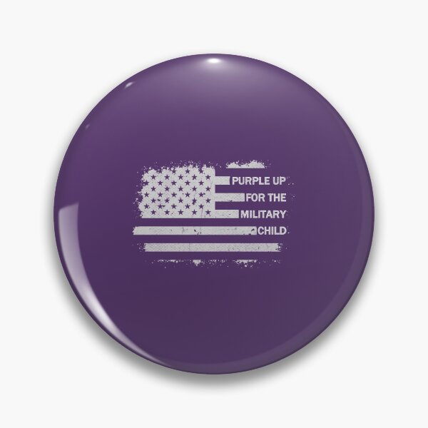 Item preview, Purple Up For Military Child Awareness American Flag Shirt, month of the military child, Military Children Month, Military Kids Gift Shirt designed and sold by RedArtsDesign.