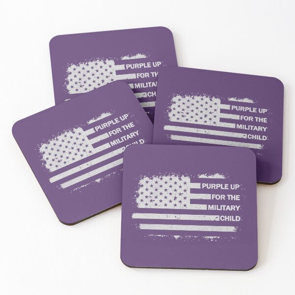 Item preview, Purple Up For Military Child Awareness American Flag Shirt, month of the military child, Military Children Month, Military Kids Gift Shirt designed and sold by RedArtsDesign.