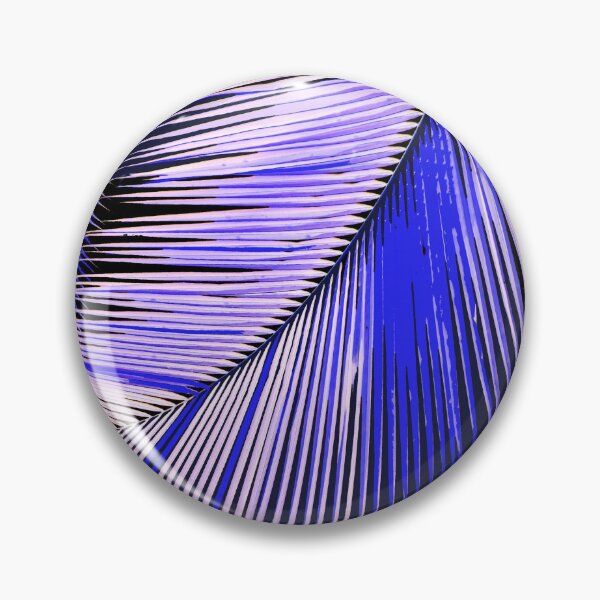 Item preview, Blue palms on dark blue background designed and sold by Happyoninside.