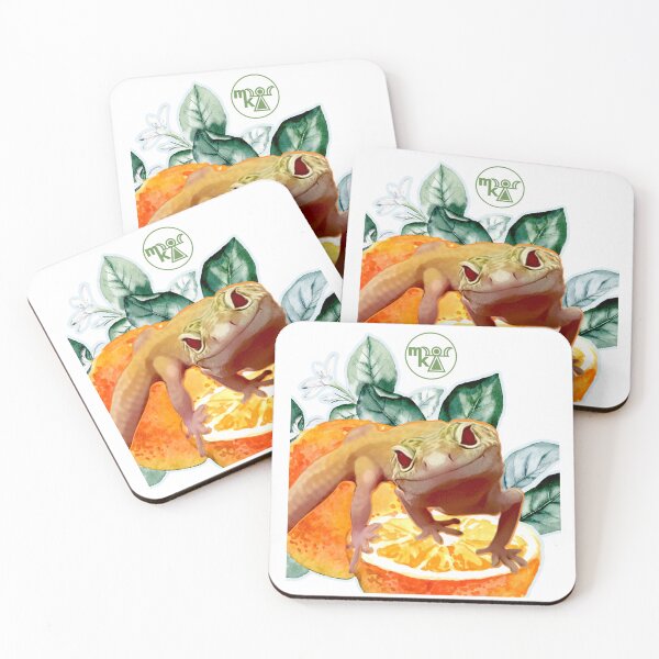 Item preview, Orange leopard gecko designed and sold by miskaralise.