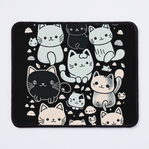 Item preview, A group of black and white cats 2 designed and sold by TShirtCentral01.