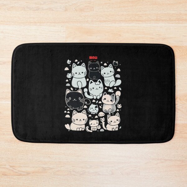 Item preview, A group of black and white cats 2 designed and sold by TShirtCentral01.