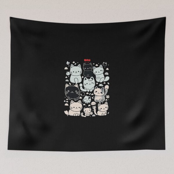 Item preview, A group of black and white cats 2 designed and sold by TShirtCentral01.