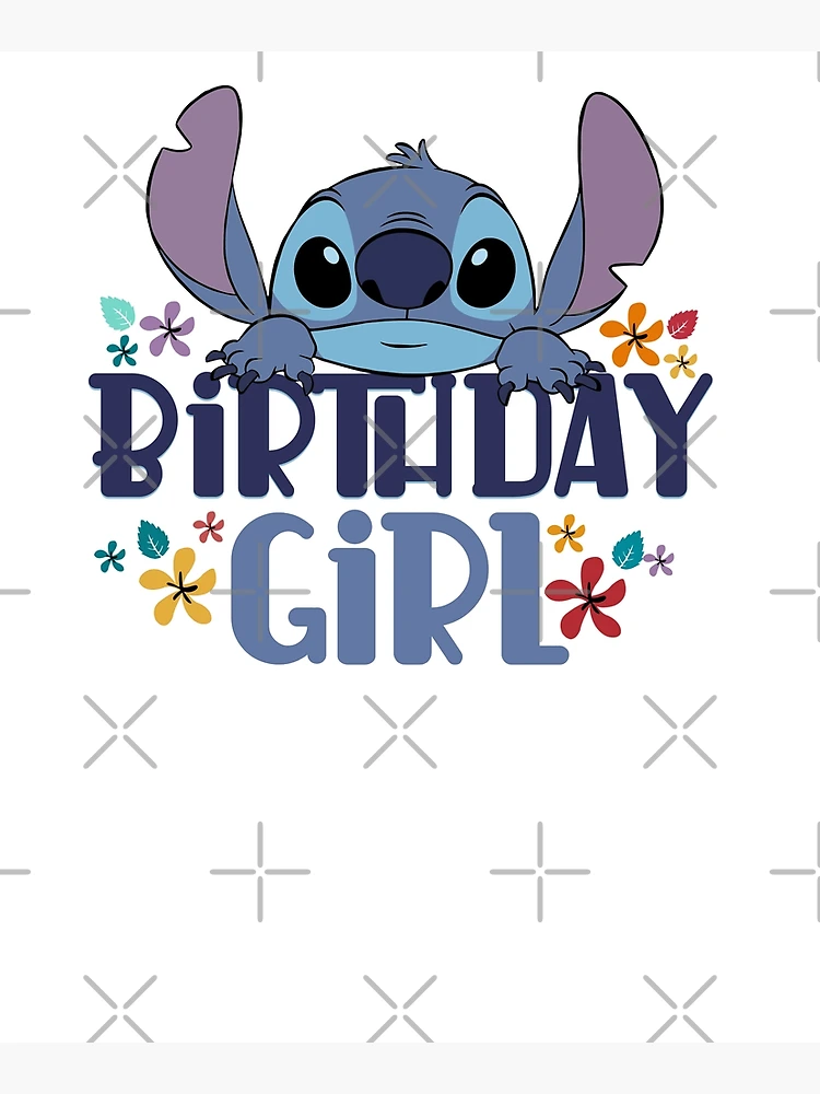 It's My Birthday Gift Stitch Lilo Funny  Photographic Print for
