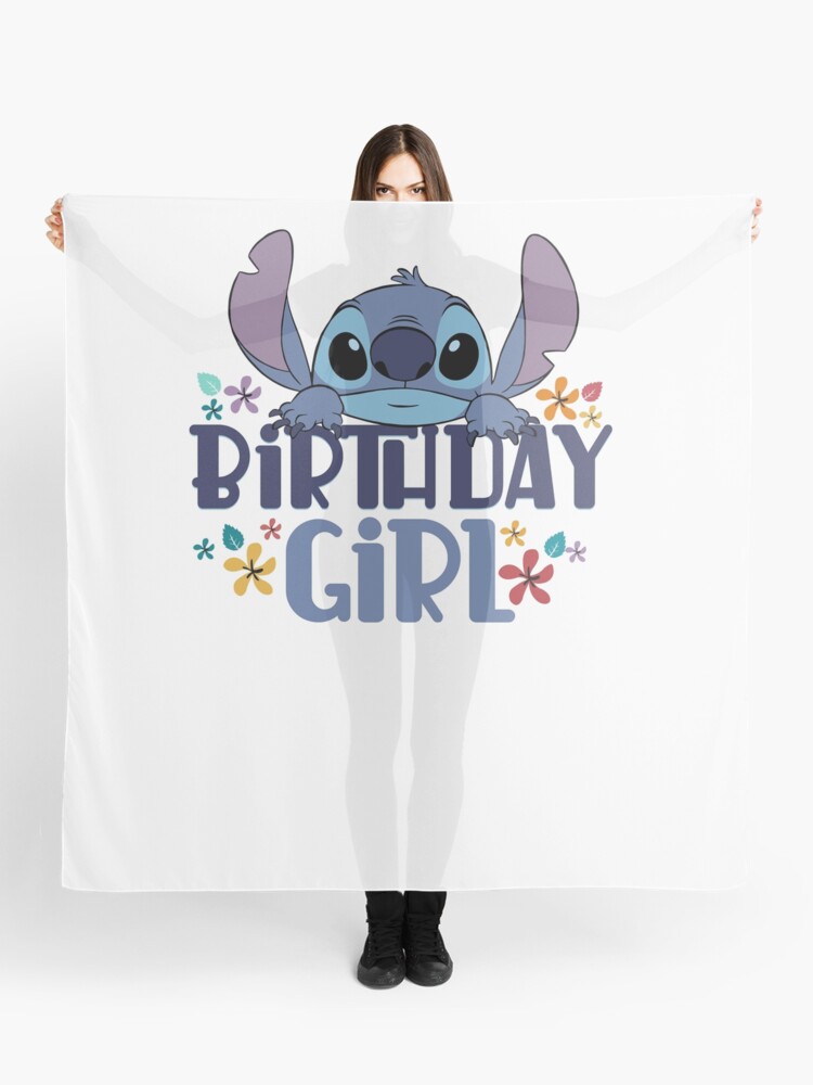 Fille d'anniversaire Lilo & Stitch | Sticker