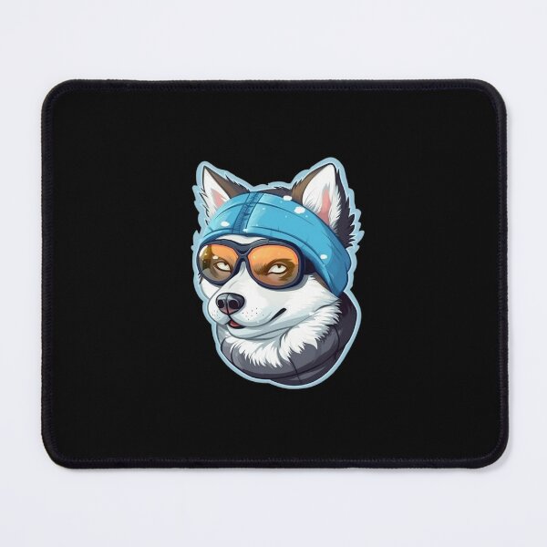 Item preview, Cool Snowboarding Husky Dog designed and sold by c4k5llc.