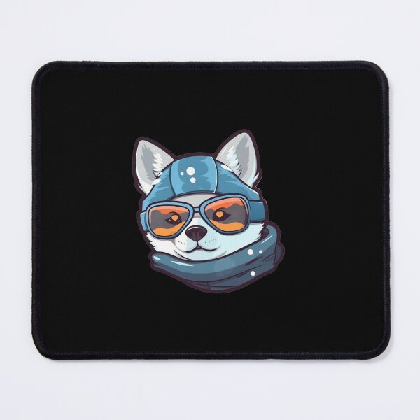 Item preview, Cute and Cool Snowboarding Husky Dog designed and sold by c4k5llc.
