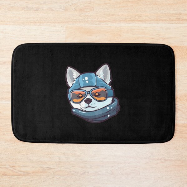 Item preview, Cute and Cool Snowboarding Husky Dog designed and sold by c4k5llc.