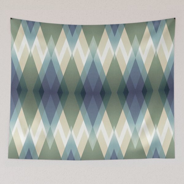 Item preview, geometric decorative colorful creative pattern designed and sold by ErhanArt.