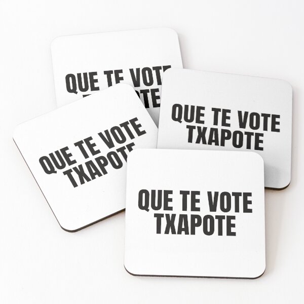 Item preview, Que Te Vote Txapote designed and sold by MnmlArt.