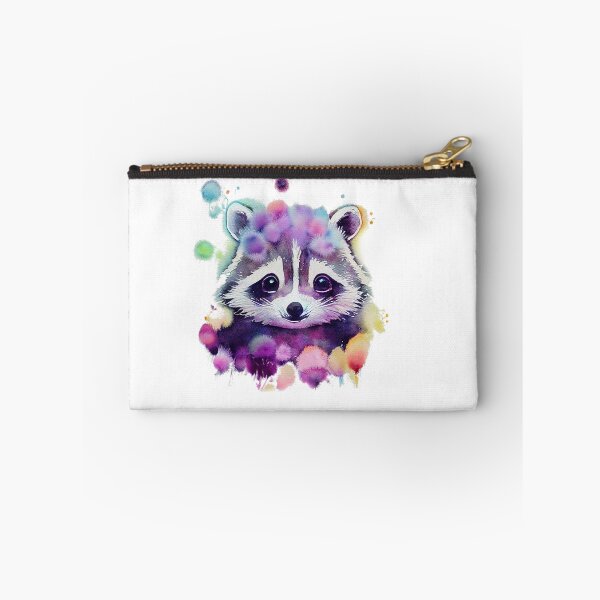 Item preview, Racoon Kawaii Watercolor Painting - Forest Critter Animal Chibi Lover designed and sold by Top Seller ⭐⭐⭐⭐⭐ 5/5.