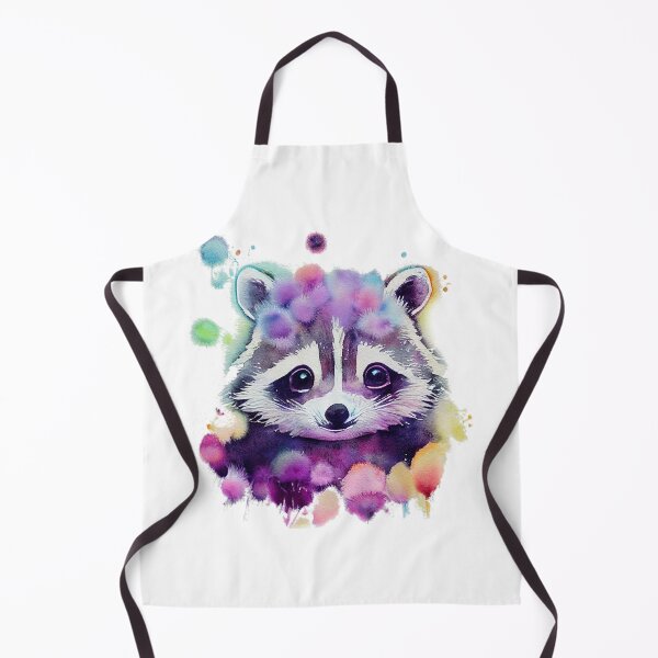 Item preview, Racoon Kawaii Watercolor Painting - Forest Critter Animal Chibi Lover designed and sold by Top Seller ⭐⭐⭐⭐⭐ 5/5.