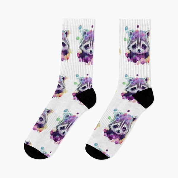 Item preview, Racoon Kawaii Watercolor Painting - Forest Critter Animal Chibi Lover designed and sold by Top Seller ⭐⭐⭐⭐⭐ 5/5.