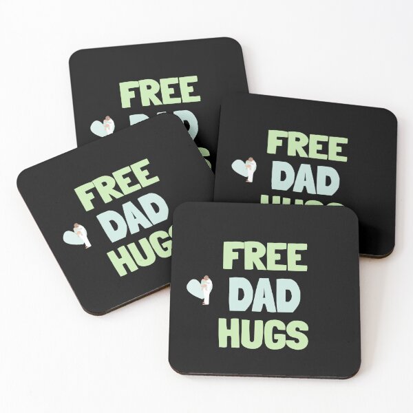 Item preview, free dad hugs - love mom and dad parents designed and sold by STELATO.