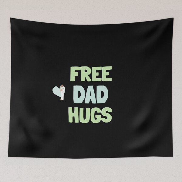 Item preview, free dad hugs - love mom and dad parents designed and sold by STELATO.