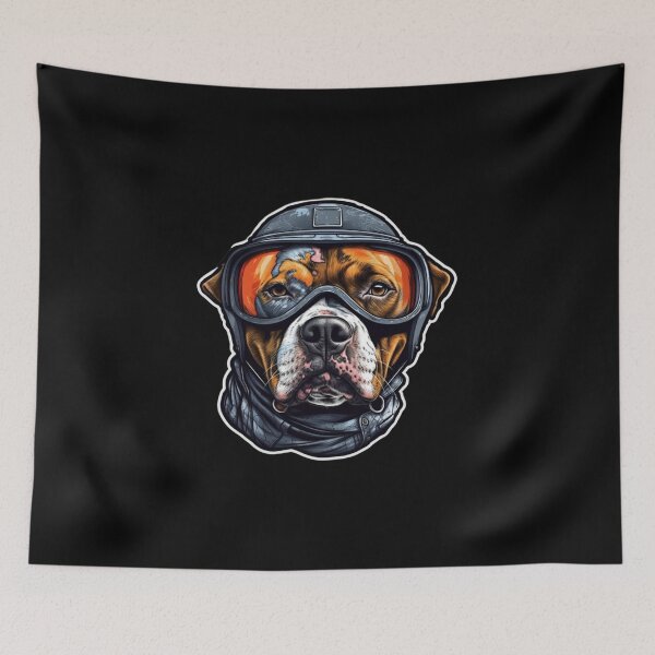 Item preview, Cool Biker Dog designed and sold by c4k5llc.