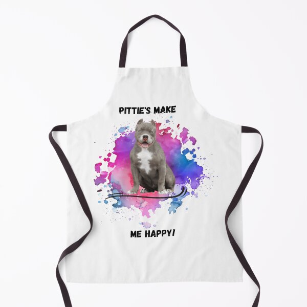 Item preview, Pittie's make me happy-I love Pitbull's-colorful Pitbull designed and sold by Janetlousart.