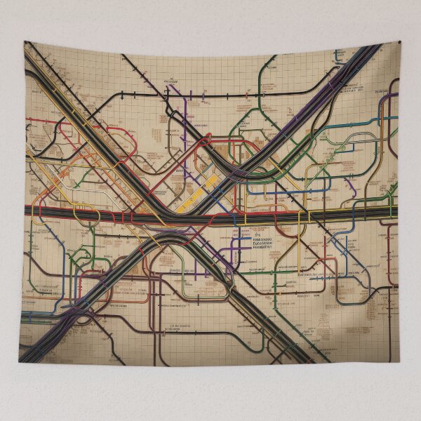 Item preview, Subway Maps — 08 designed and sold by ddaiart.