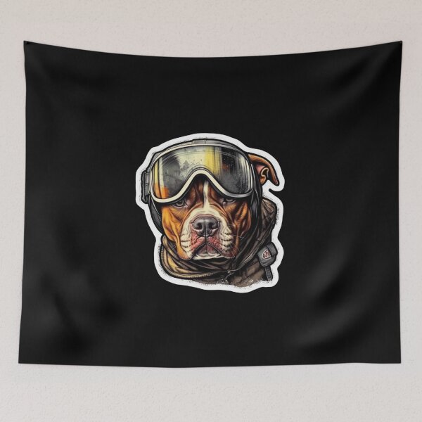 Item preview, Cool Biker Dog designed and sold by c4k5llc.