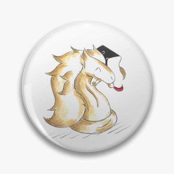 Item preview, Chess Club Grad (Knight) designed and sold by KOKeefeArt.