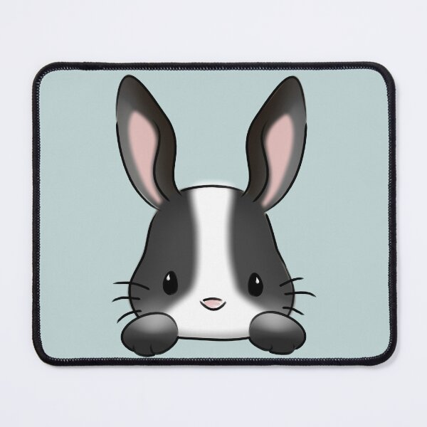 Item preview, Topsy the Black and White Dutch Rabbit (skylight blue) designed and sold by RuthieLord.